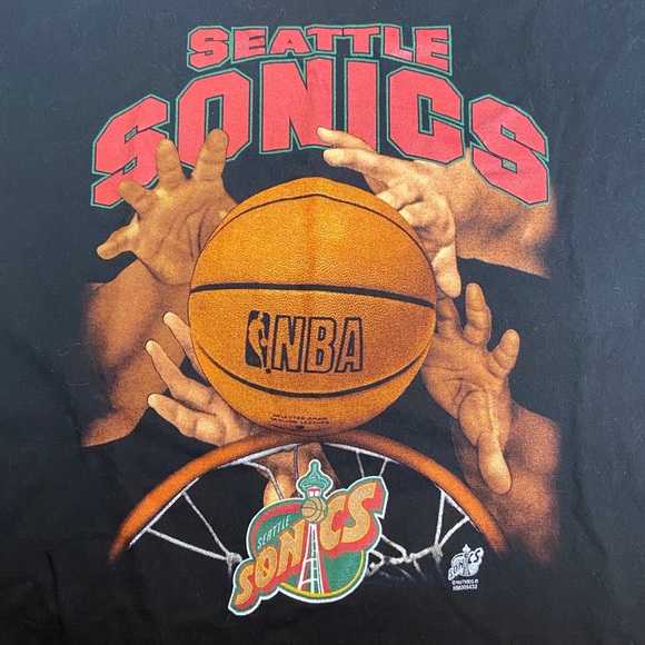 Vintage Seattle Sonics Graphic Tee - Picture 3 of 5
